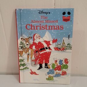 Disney's The Almost Missed Christmas Childrens Book Hard Copy